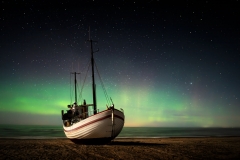 Fiskekutter i Måneskin